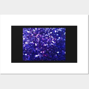 Purple Glitter Posters and Art